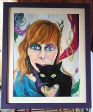 Self-Portrait with Noir: finished