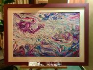 Birth of Sihina Loka: framed