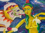 Seduction of Suvannamaccha: closeup
